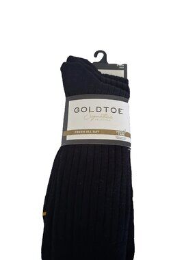 Signature Goldtoe crew socks for men